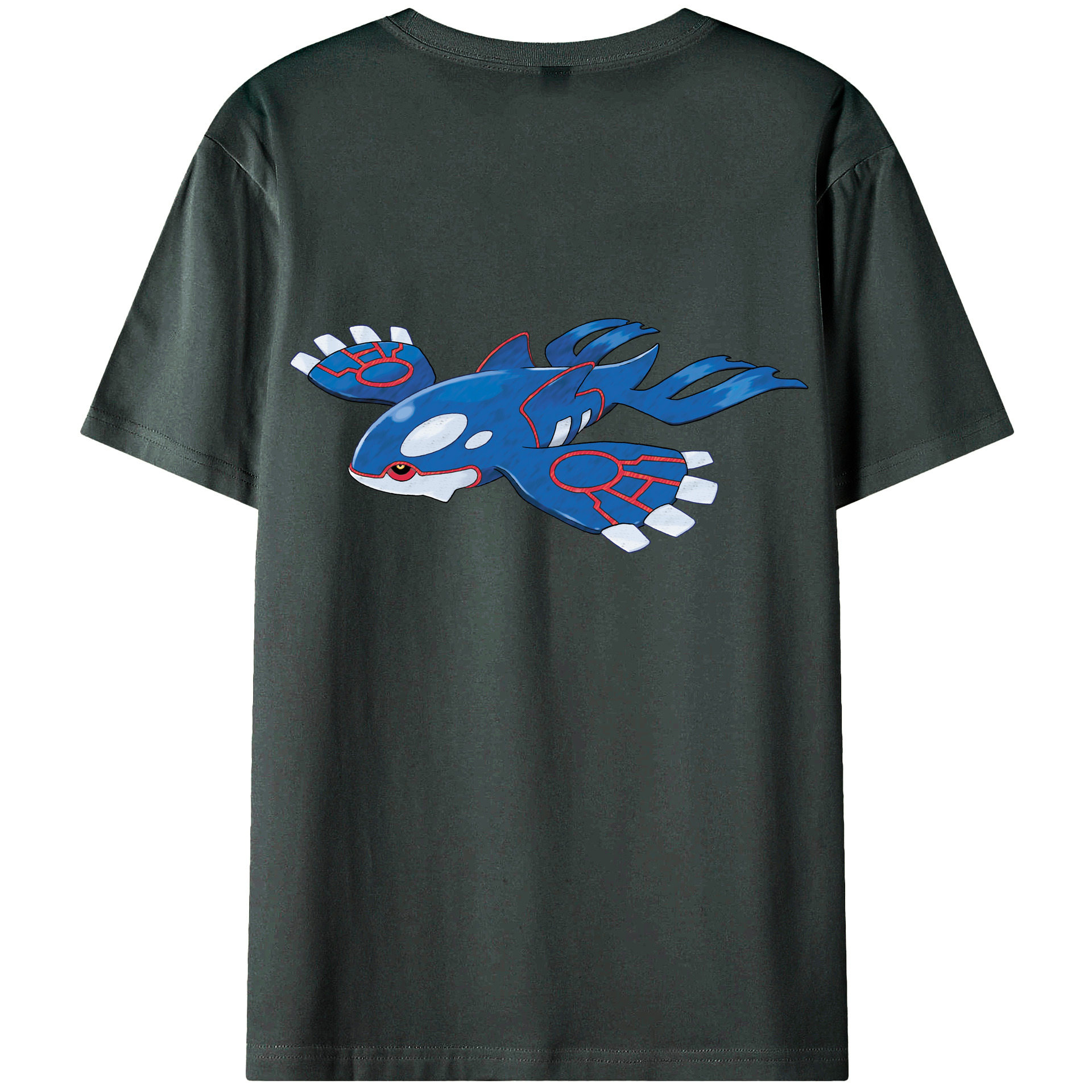 （画像用） ポケットモンスター Pokémon 綿100％ メンズ半袖Tシャツ（バックプリント） 通気性